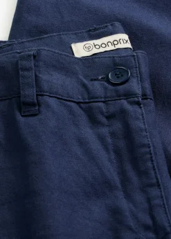 Best Pantalón de mezcla de lino y algodón Mujer Pantalones