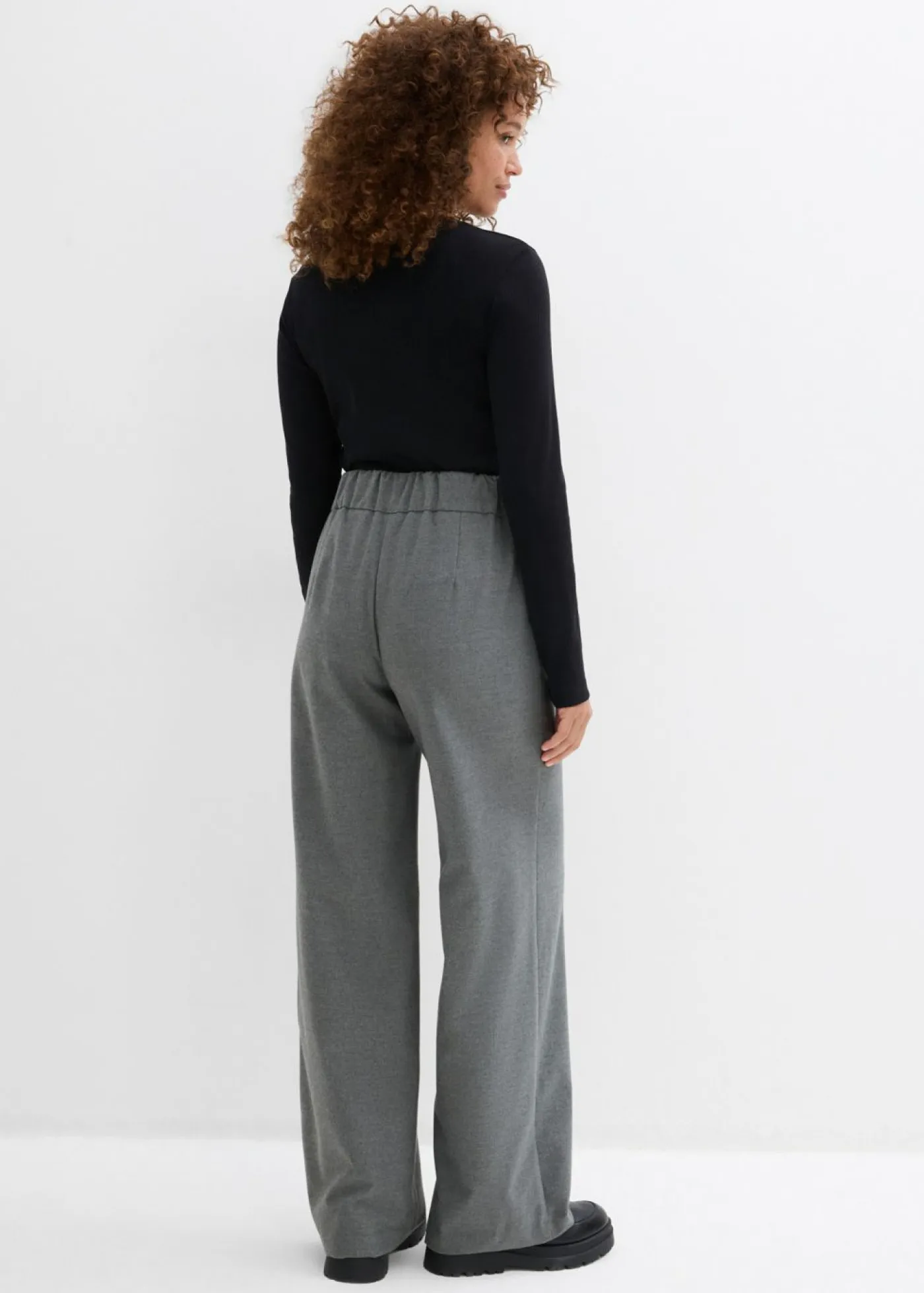 Online Pantalón de mezcla de viscosa Mujer Pantalones