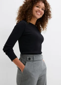 Online Pantalón de mezcla de viscosa Mujer Pantalones