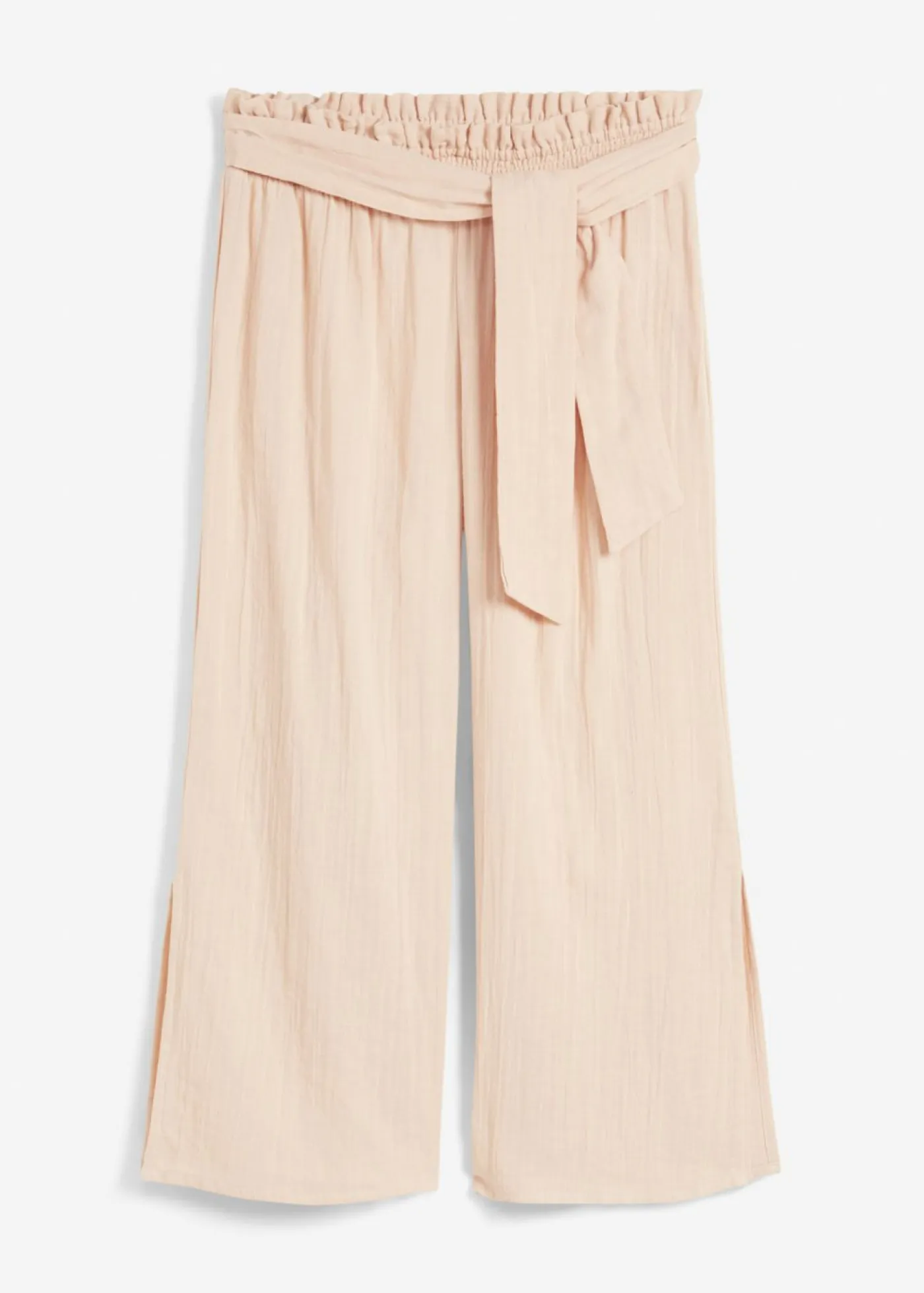 Sale Pantalón de muselina capri para la playa Mujer Ropa De Playa|Pantalones