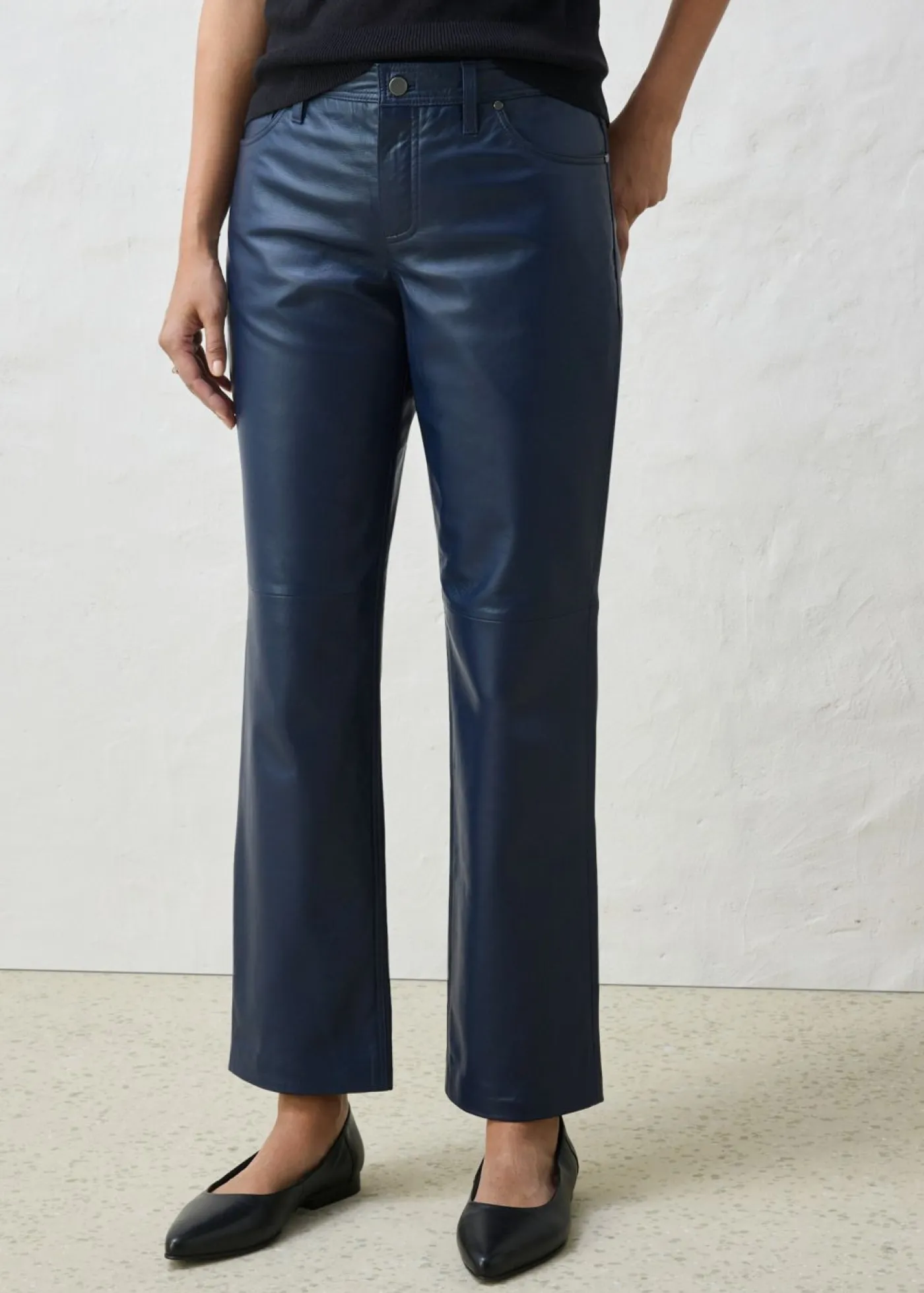 Clearance Pantalón de napa de borrego Mujer Premium|Pantalones