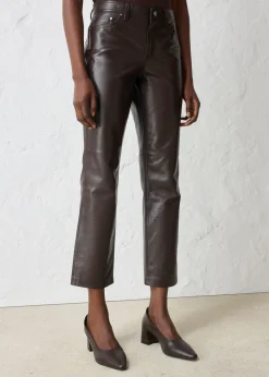 New Pantalón de napa de borrego Mujer Premium|Pantalones