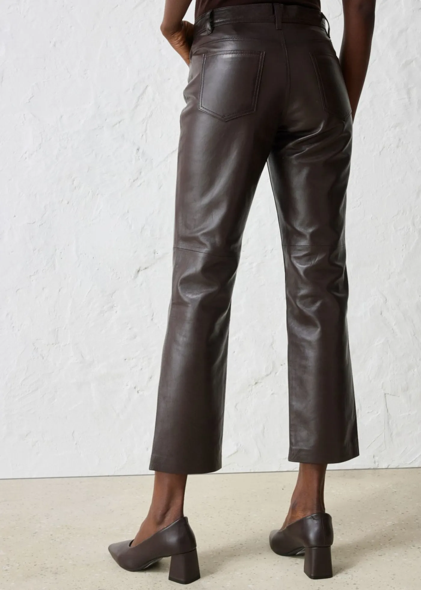 New Pantalón de napa de borrego Mujer Premium|Pantalones