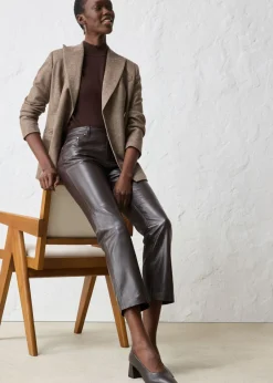 New Pantalón de napa de borrego Mujer Premium|Pantalones