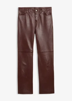 Best Pantalón de napa de cordero Mujer Premium|Pantalones