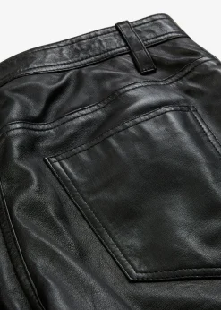 Discount Pantalón de napa de cordero Mujer Premium|Pantalones