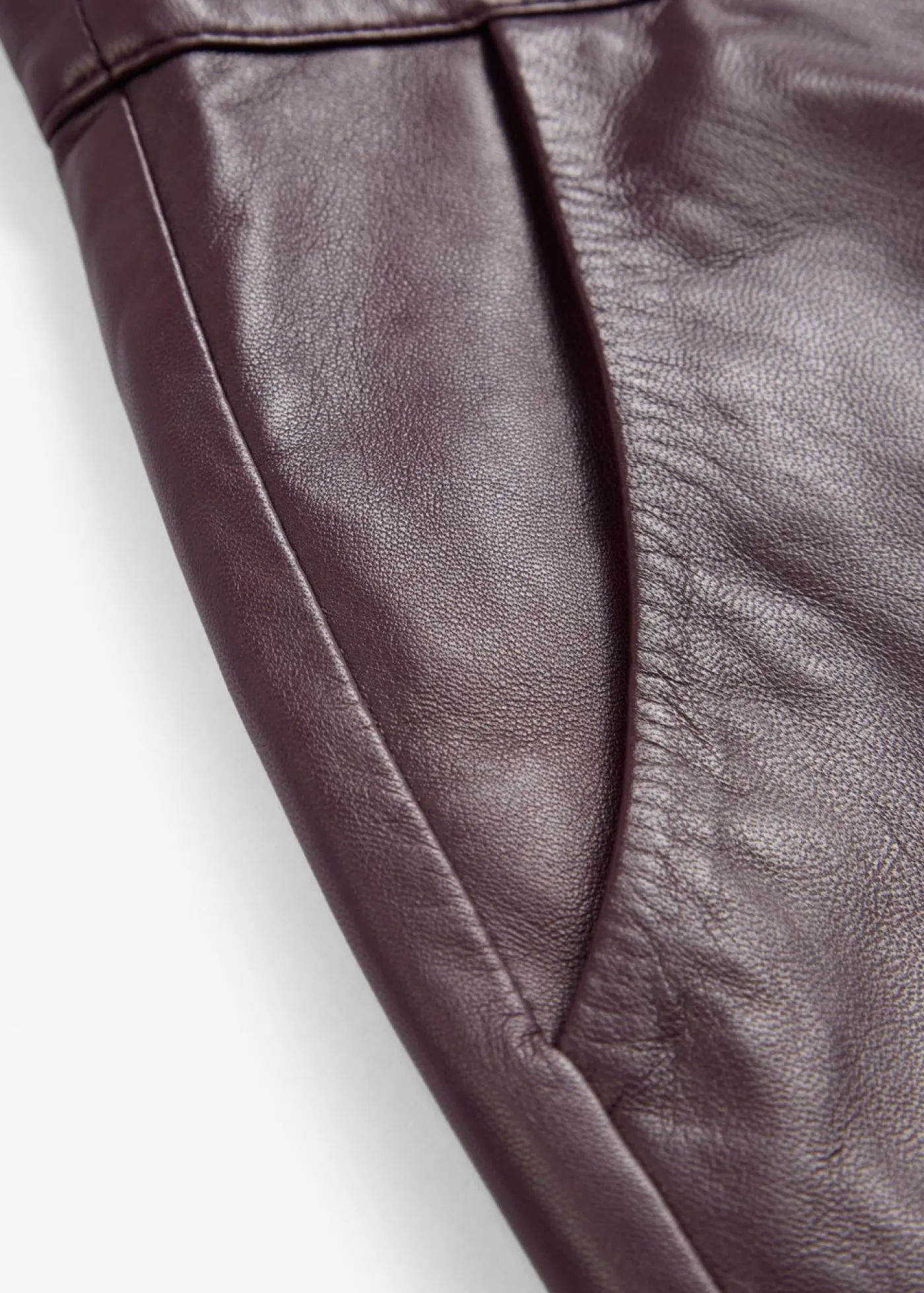 Sale Pantalón de napa de cordero Mujer Premium|Pantalones