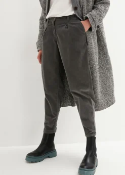 Best Pantalón de pana con algodón orgánico y corte bombacho Mujer Pantalones