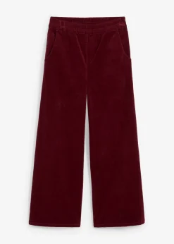 Online Pantalón de pana con cintura cómoda, high waist Mujer Pantalones