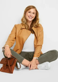 Clearance Pantalón de pana con cordón Mujer Pantalones