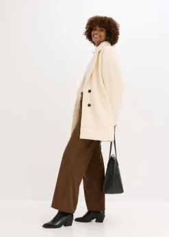 Discount Pantalón de pana con perneras anchas Mujer Pantalones
