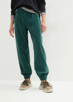 Sale Pantalón de pana de mezcla de algodón Mujer Pantalones