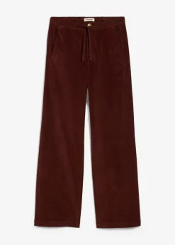 Sale Pantalón de pana de mezcla de algodón Mujer Pantalones