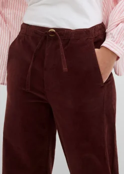 Sale Pantalón de pana de mezcla de algodón Mujer Pantalones