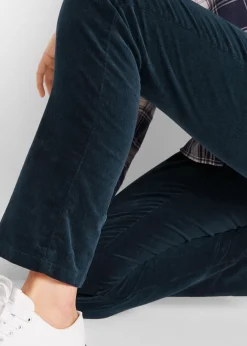 Pantalón de pana elásticos, straight Mujer Pantalones