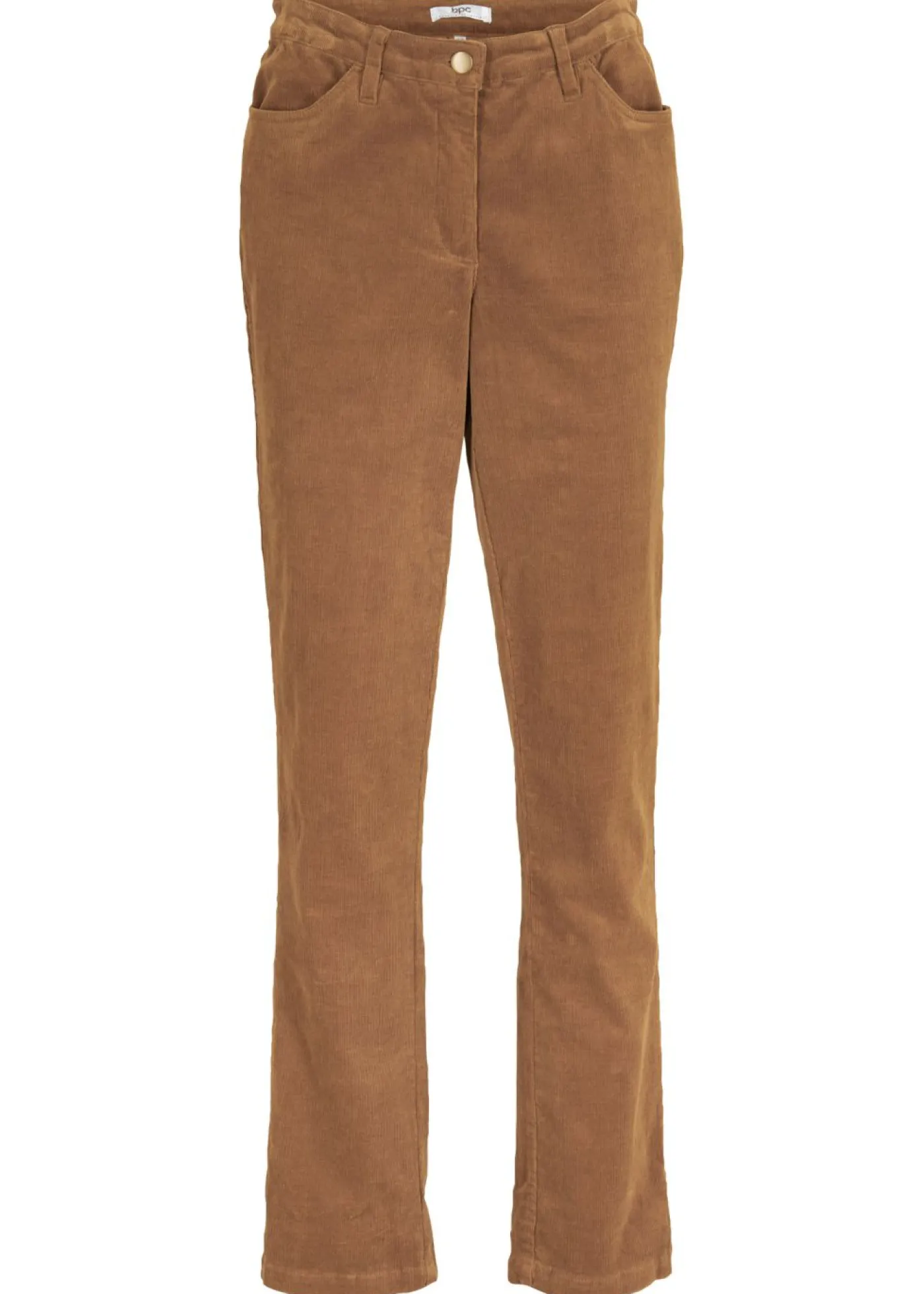 Online Pantalón de pana elásticos, straight Mujer Pantalones