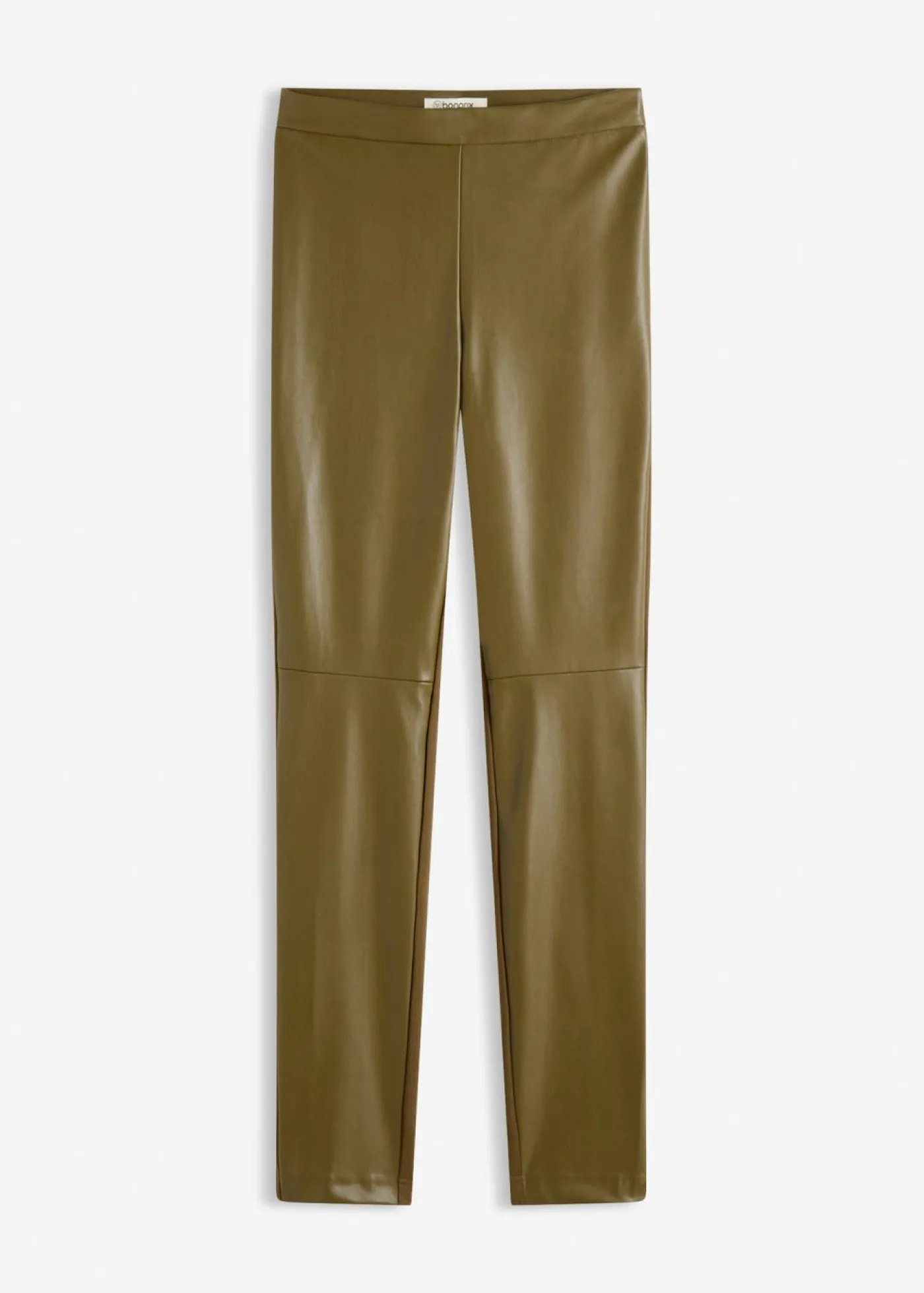Sale Pantalón de piel sintética en mezcla Punto di Roma Mujer Pantalones
