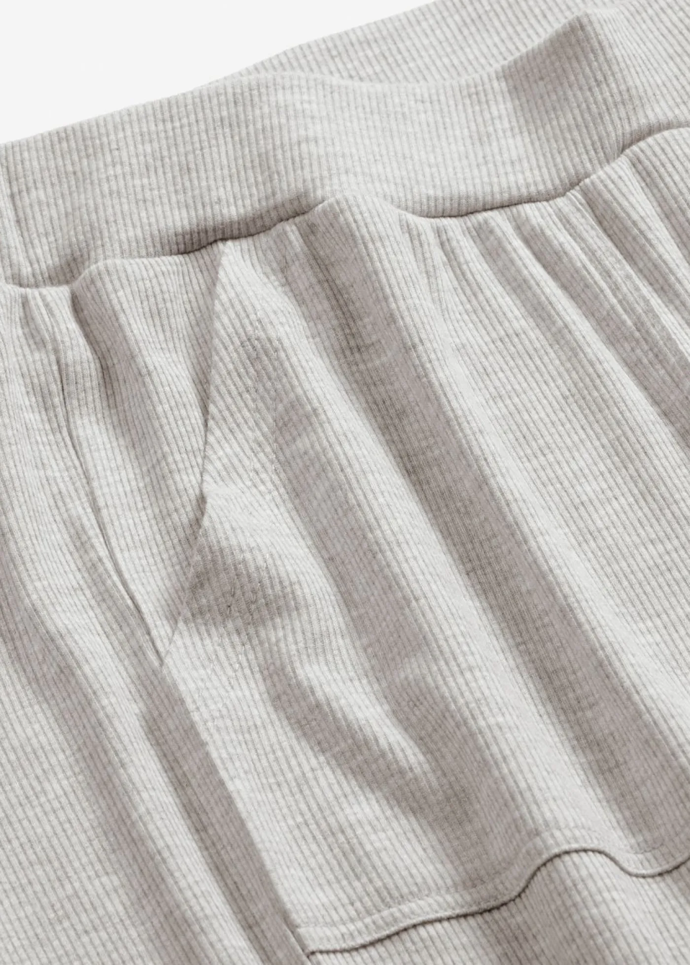 Clearance Pantalón de pijama de suave canalé de viscosa Mujer Homewear|Ropa Para Dormir