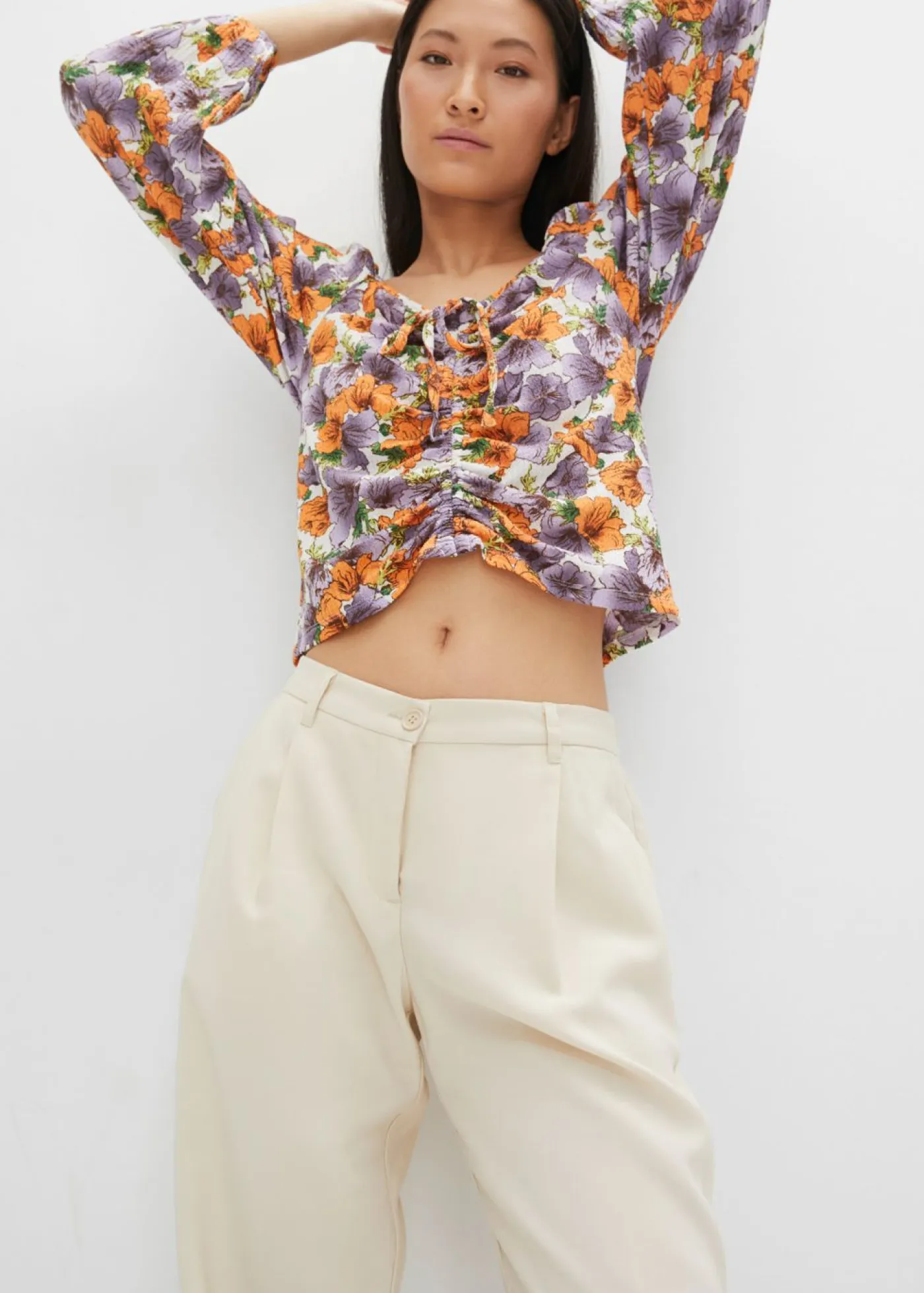 Discount Pantalón de pinzas Mujer Pantalones