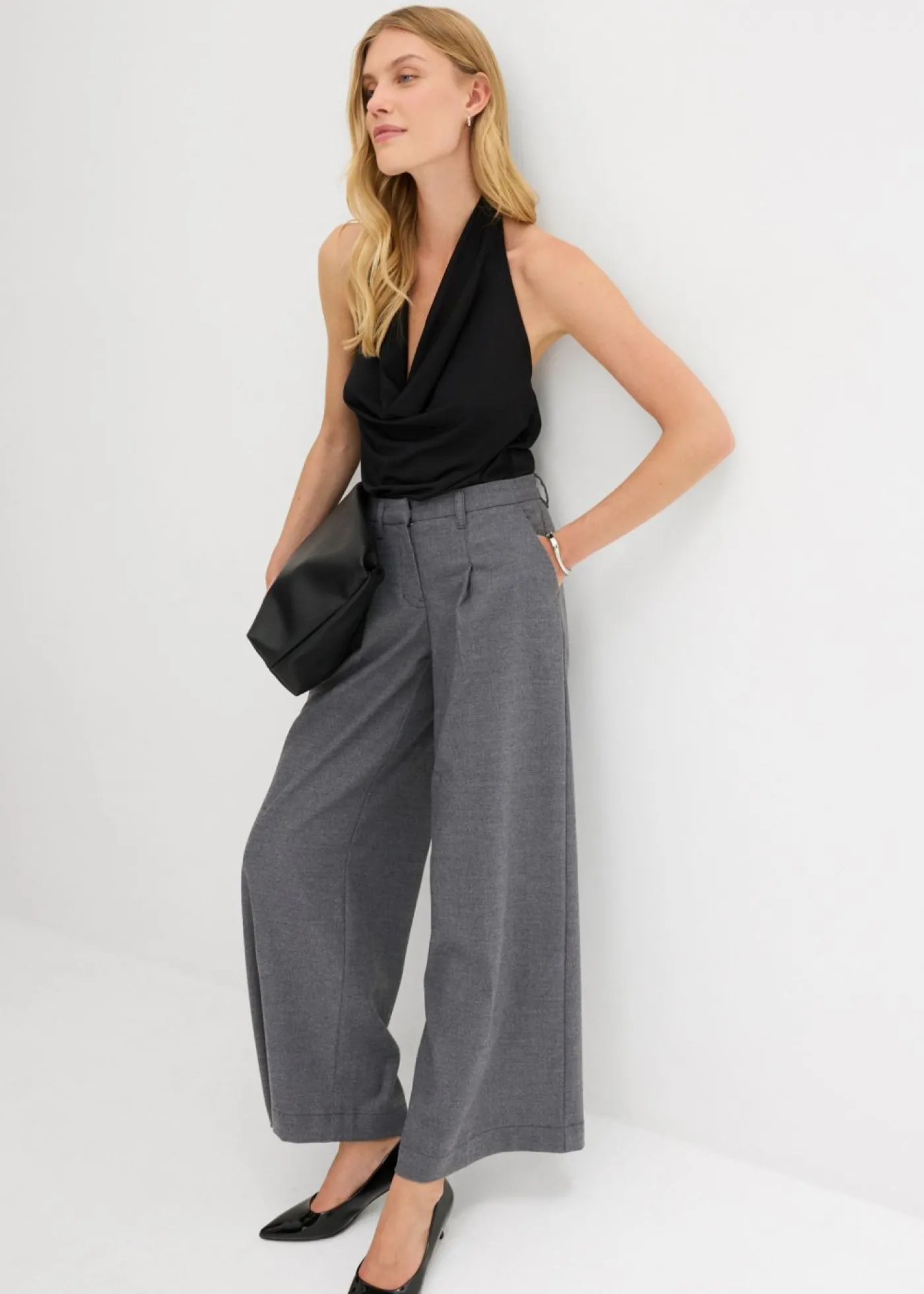 Sale Pantalón de pinzas Mujer Pantalones