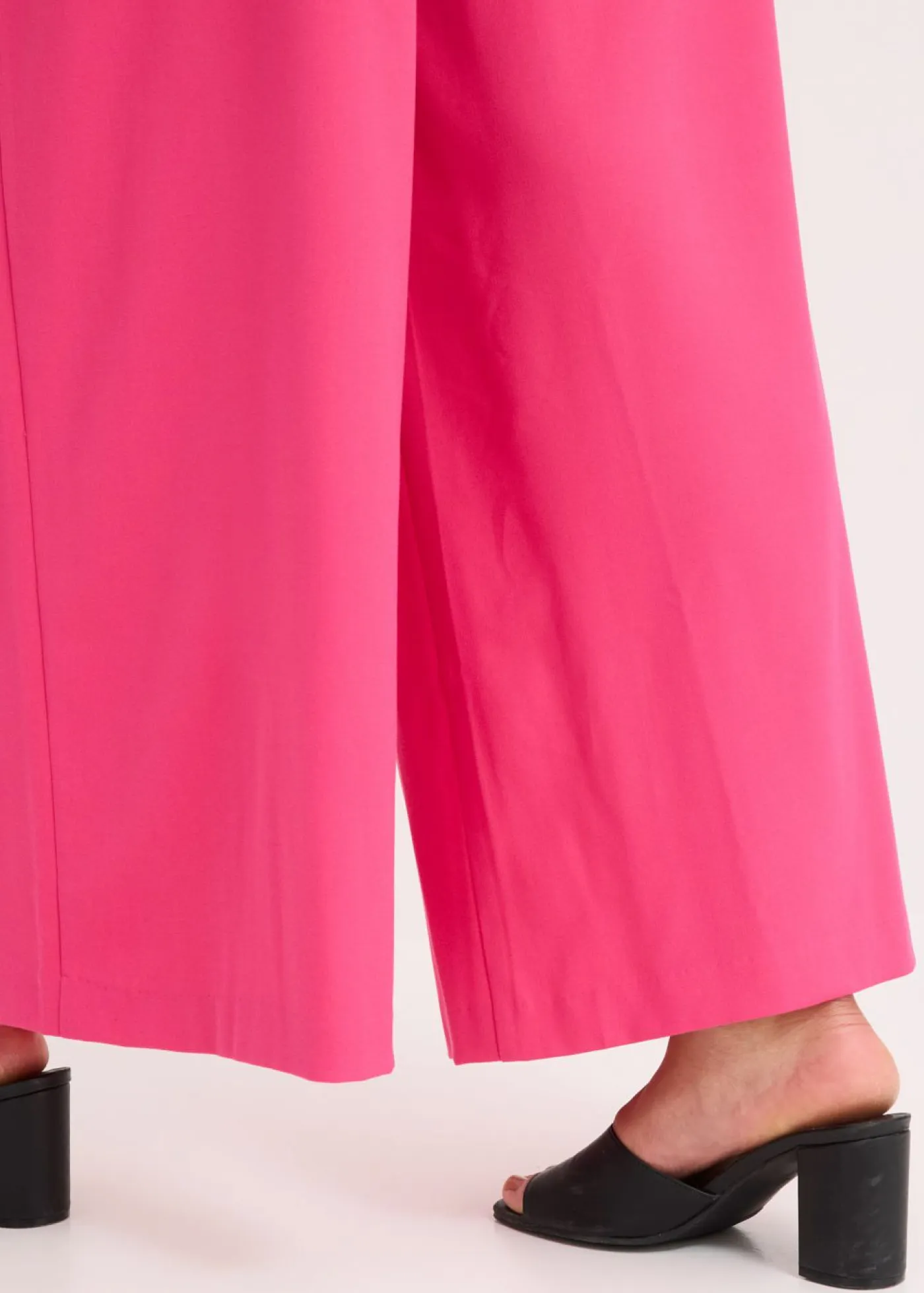 Discount Pantalón de pinzas con cinturón (2 piezas) Mujer Pantalones