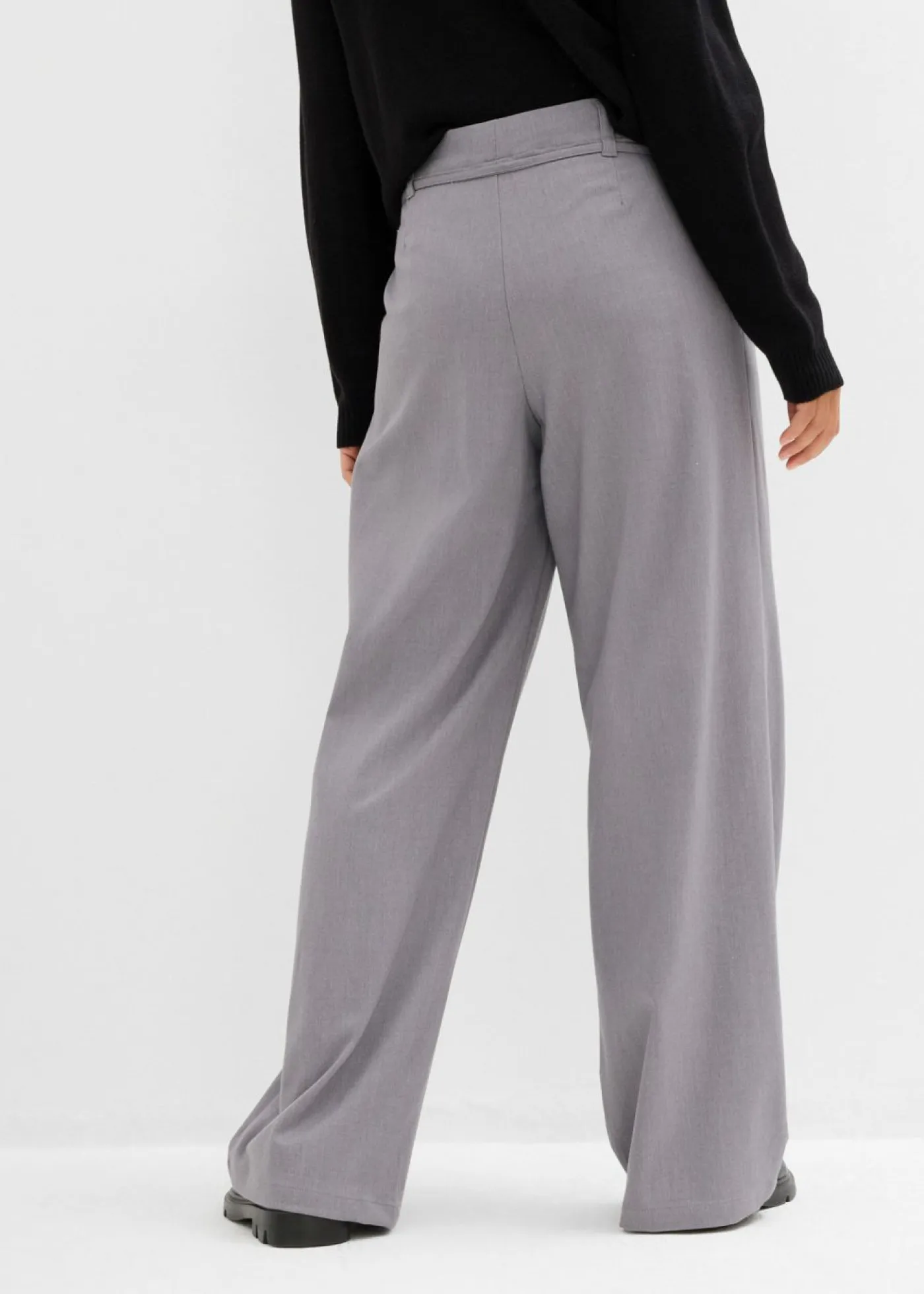 Outlet Pantalón de pinzas con cordón Mujer Pantalones