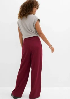 Sale Pantalón de pinzas con cordón Mujer Pantalones