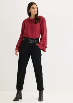 Best Pantalón de pinzas de algodón Mujer Pantalones
