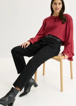 Best Pantalón de pinzas de algodón Mujer Pantalones