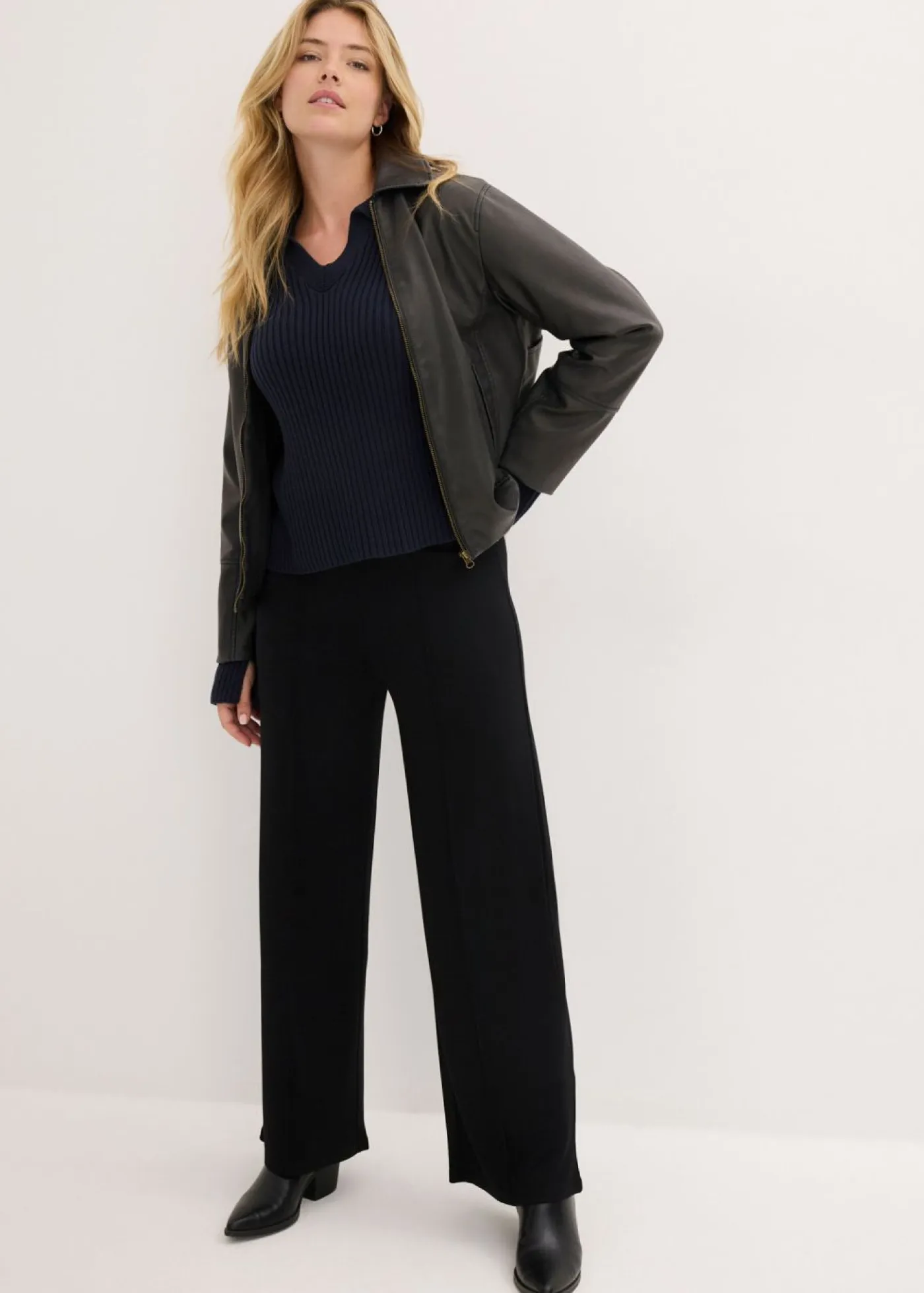 Outlet Pantalón de punto Mujer Ropa Cómoda|Pantalones