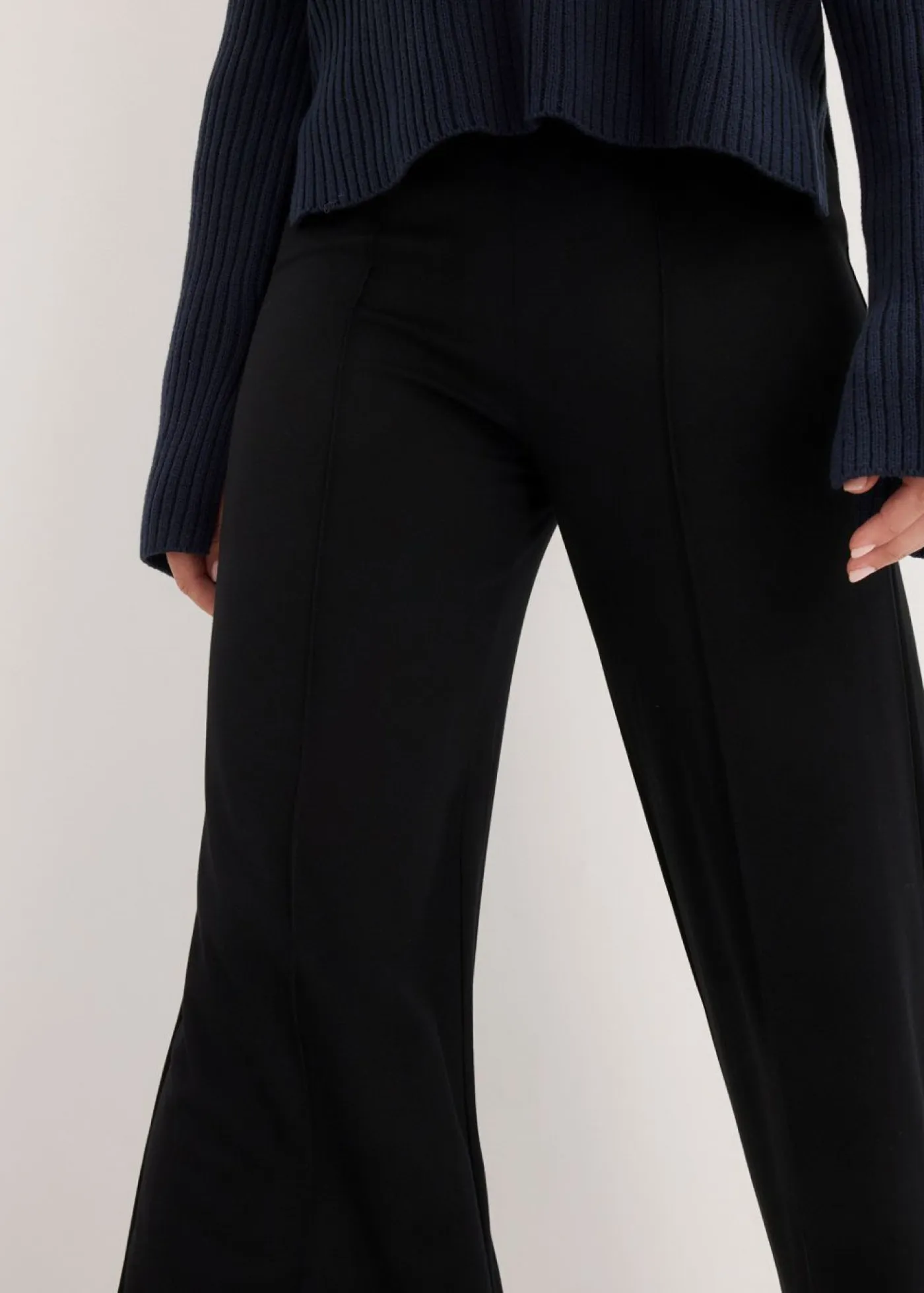 Outlet Pantalón de punto Mujer Ropa Cómoda|Pantalones