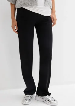 Online Pantalón de punto 2 en 1 con cinturilla doblada para durante y después del embarazo Mujer Premamá