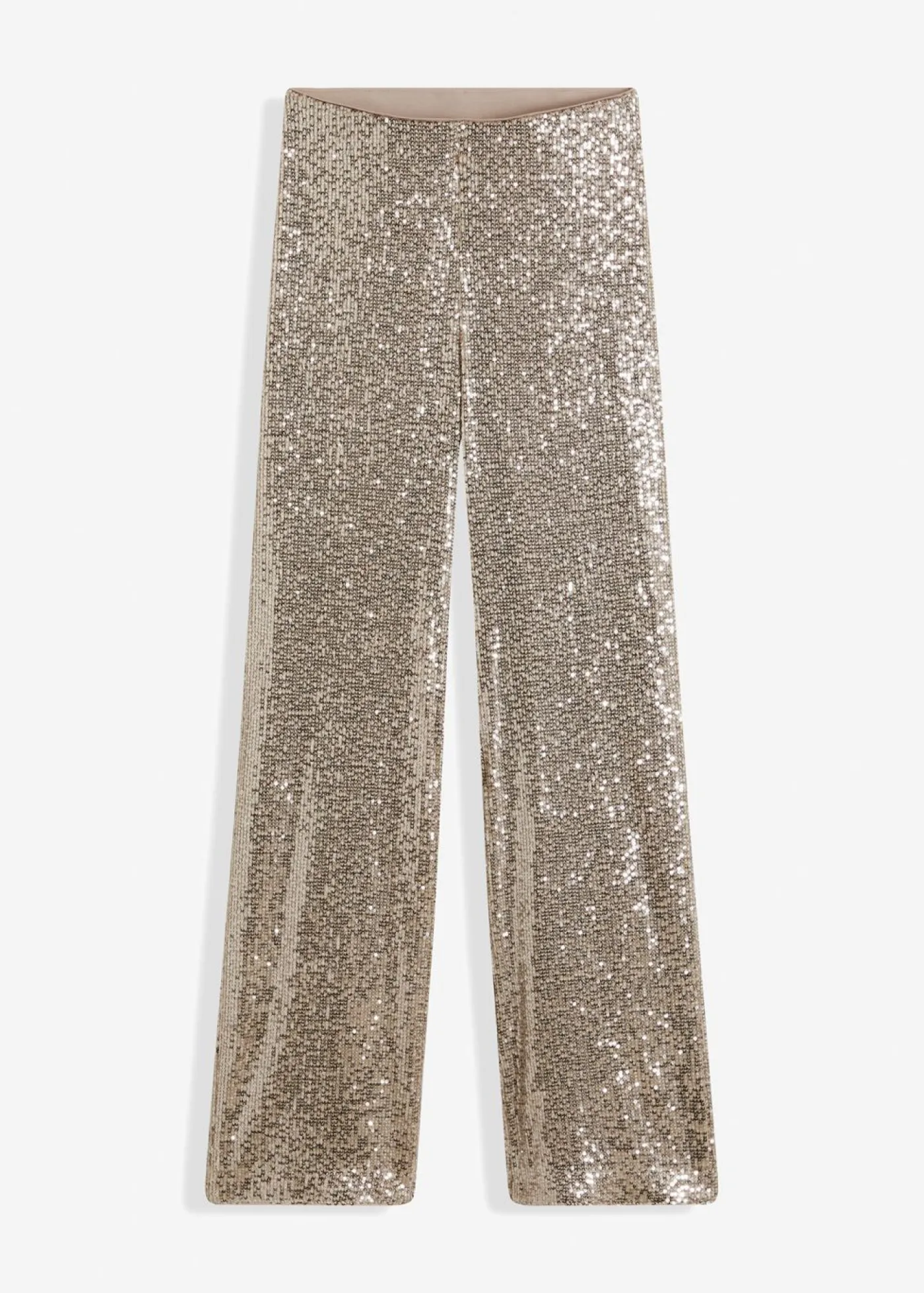 Sale Pantalón de punto con lentejuelas Mujer Pantalones