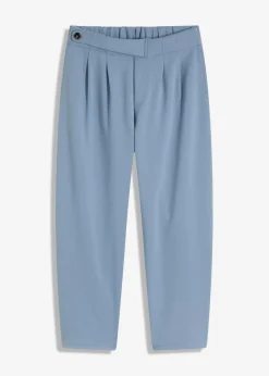 Sale Pantalón de punto con pinzas Mujer Pantalones