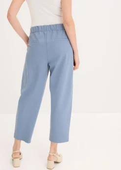Sale Pantalón de punto con pinzas Mujer Pantalones