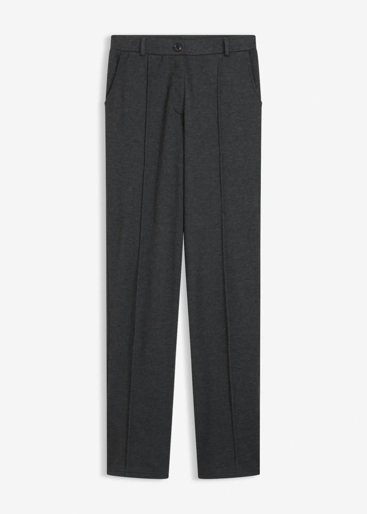 Online Pantalón de punto de algodón con ribete Mujer Pantalones