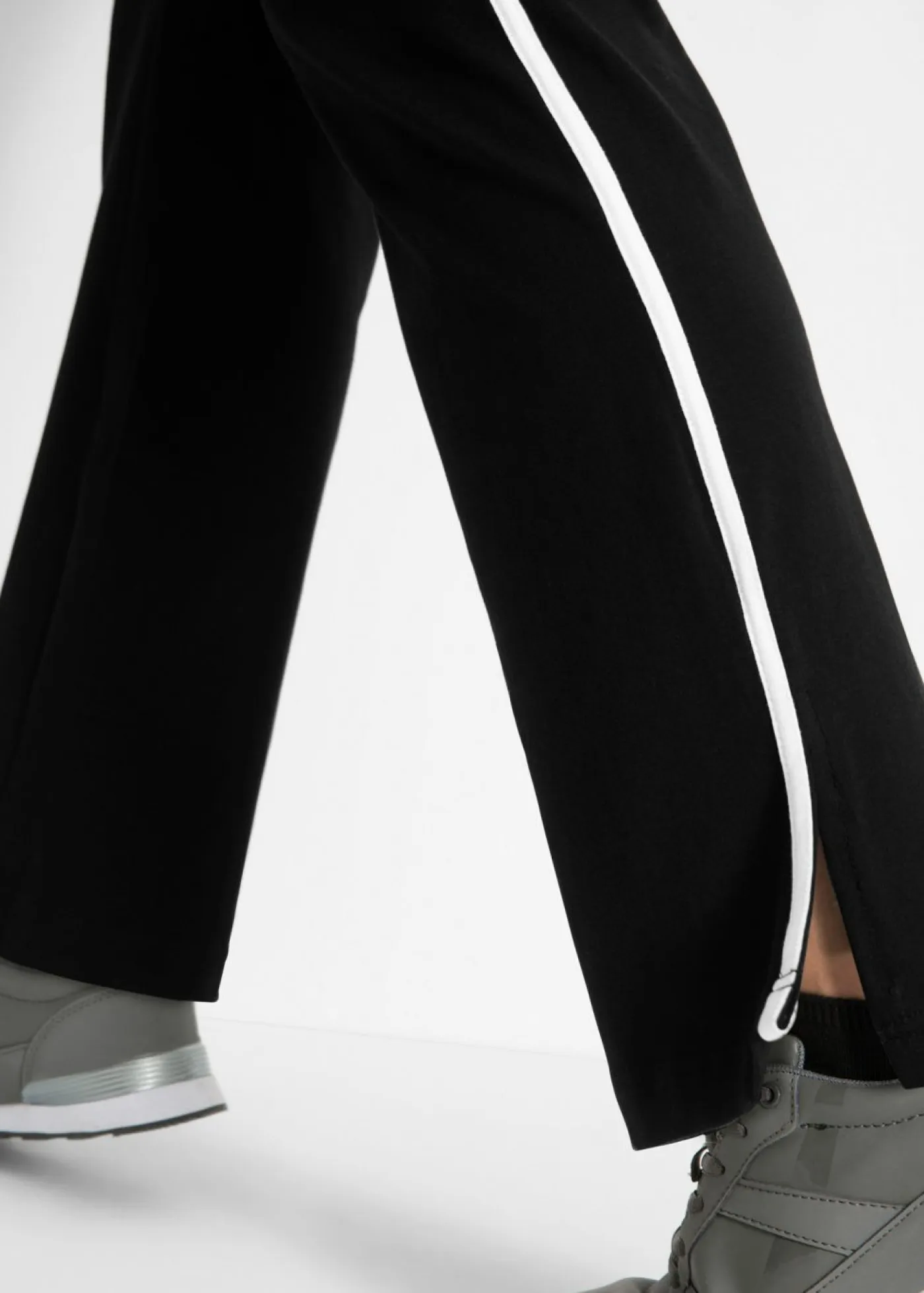 Discount Pantalón de punto de algodón con elástico Mujer Básicos|Pantalones