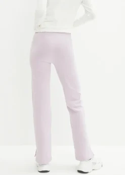Discount Pantalón de punto de algodón con elástico (2 unidades) Mujer Básicos|Pantalones