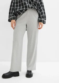 Sale Pantalón de punto de canalé (2 unidades) Mujer Pantalones