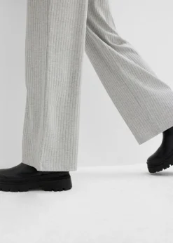 Sale Pantalón de punto de canalé (2 unidades) Mujer Pantalones