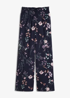 Clearance Pantalón de punto de crepé ligero Mujer Pantalones
