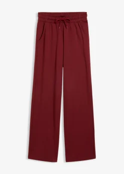 Hot Pantalón de punto de interlock Mujer Pantalones