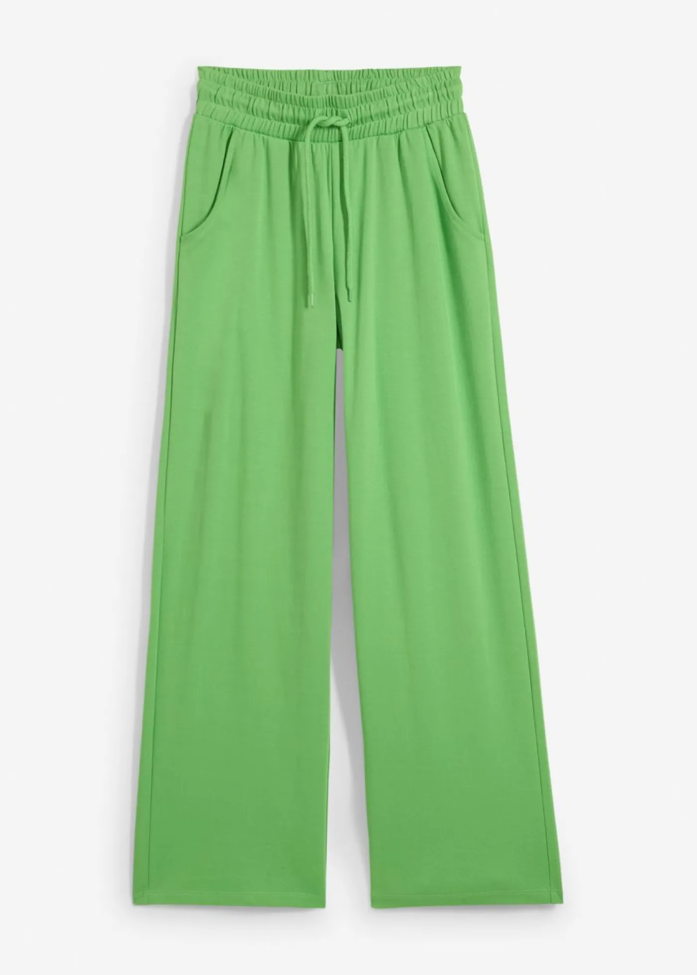Outlet Pantalón de punto de interlock Mujer Pantalones
