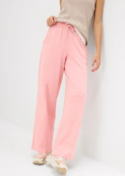 Sale Pantalón de punto de interlock Mujer Pantalones