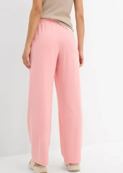 Sale Pantalón de punto de interlock Mujer Pantalones