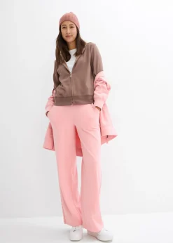 Sale Pantalón de punto de interlock Mujer Pantalones