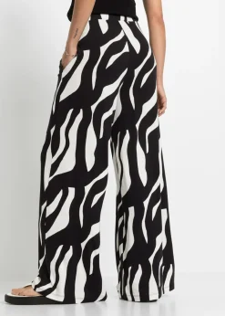New Pantalón de punto de mezcla de viscosa suave Mujer Pantalones