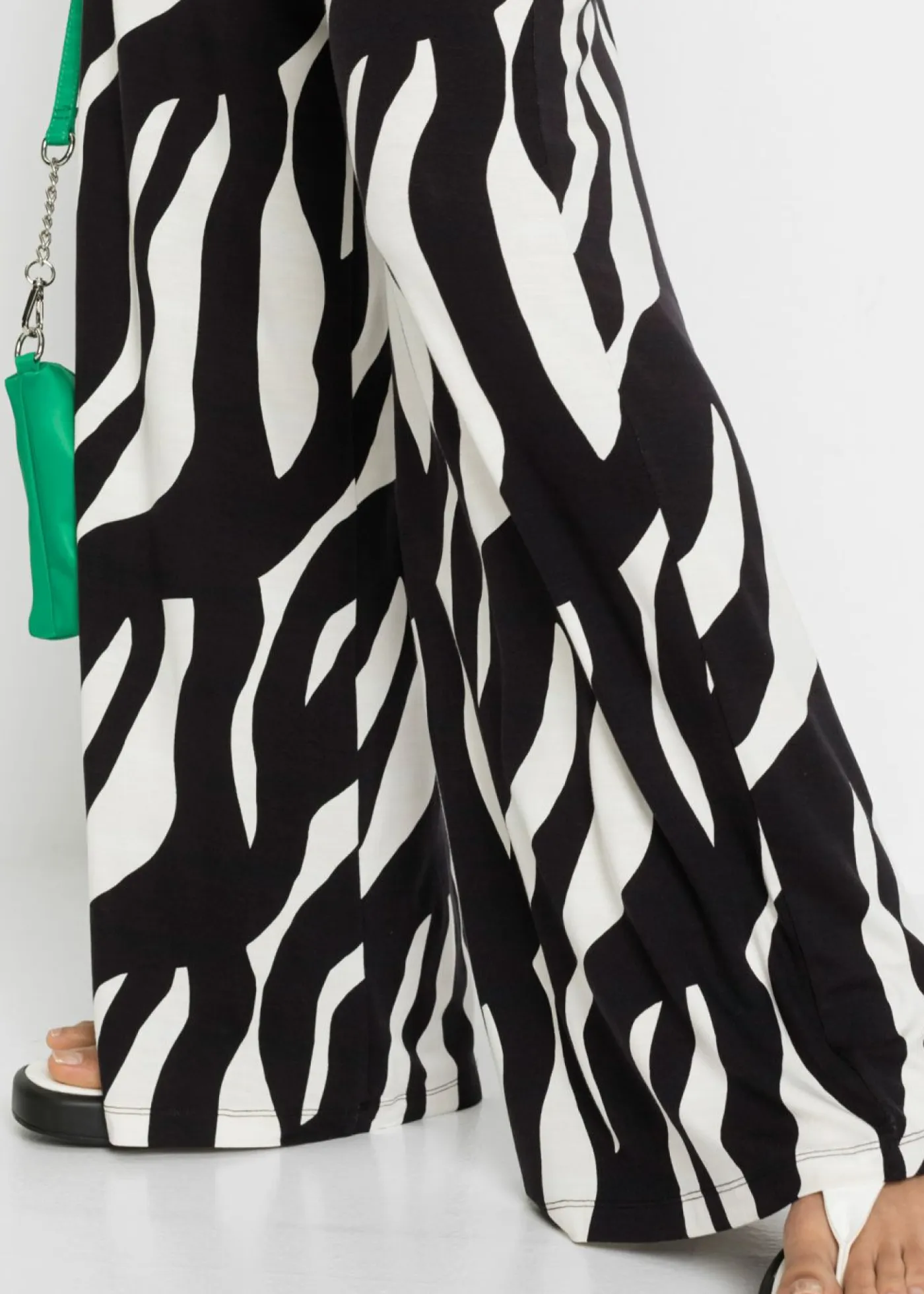 New Pantalón de punto de mezcla de viscosa suave Mujer Pantalones