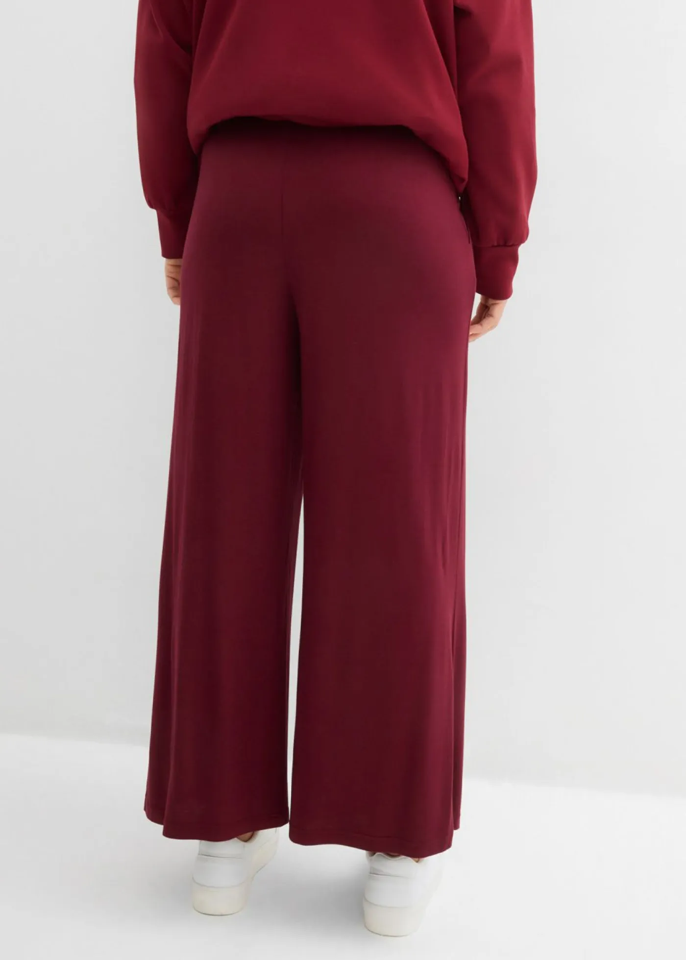 Discount Pantalón de punto de mezcla de viscosa fluida, largo 7/8 Mujer Pantalones|Novedades