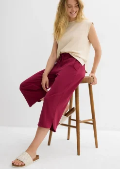 Hot Pantalón de punto de mezcla de algodón Mujer Pantalones